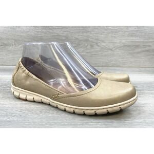 Born Reja Women's Ballet Flat Brown Leather 7 Slip On Comfort Casual Shoes